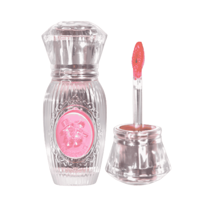 GOGO TALES Sweet Ballet Cloudys Lip Mud 2.8g with ornate clear bottle and doe-foot applicator.