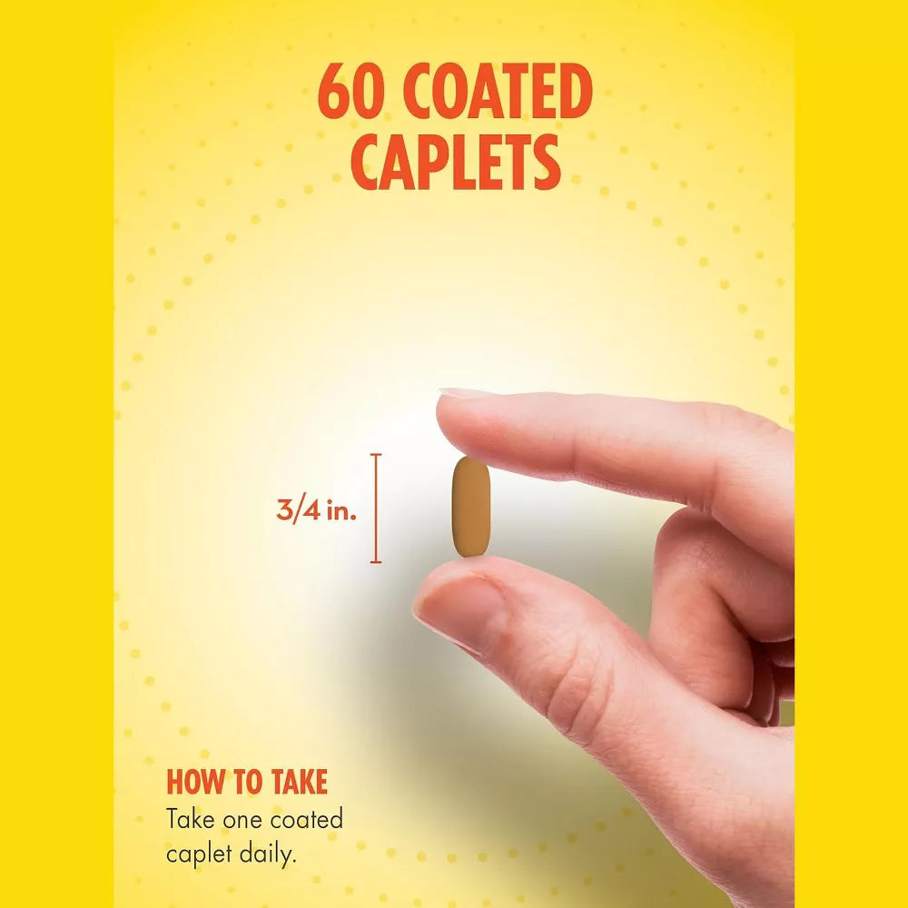 Sundance ABC Complete Mens Multivitamin & Mineral Formula - 60 Coated Caplets | ساندانس ABC كومبليت مالتي فيتامين ومعادن للرجال - 60 قرص مغلف