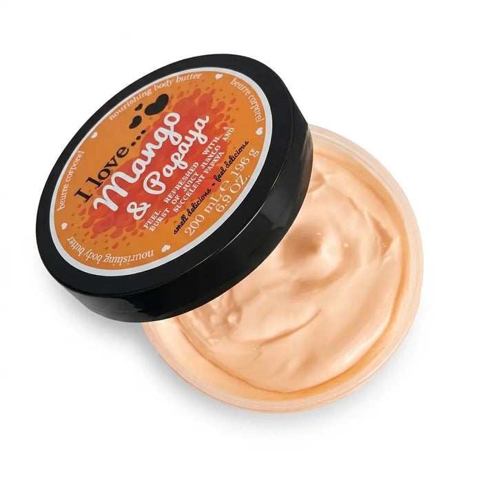 I Love - Mango & Papaya Nourishing Body Butter - 200ml | آي لوف زبدة الجسم المنعشة من مانجو وبابايا - 200مل #1