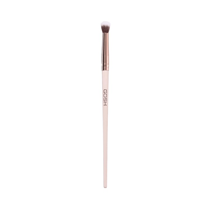 GOSH precision makeup brush small dense rounded bristles white handle cosmetic tool for detailed application