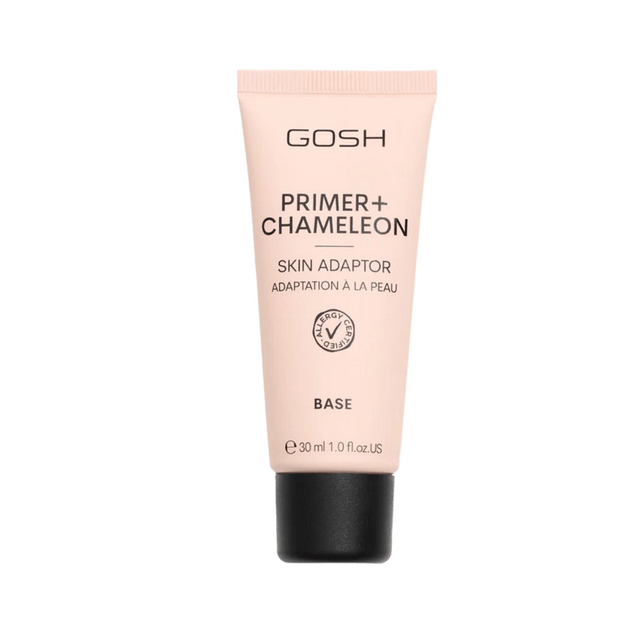 GOSH Primer Plus Chameleon Skin Adaptor base 30ml beige tube black cap packaging