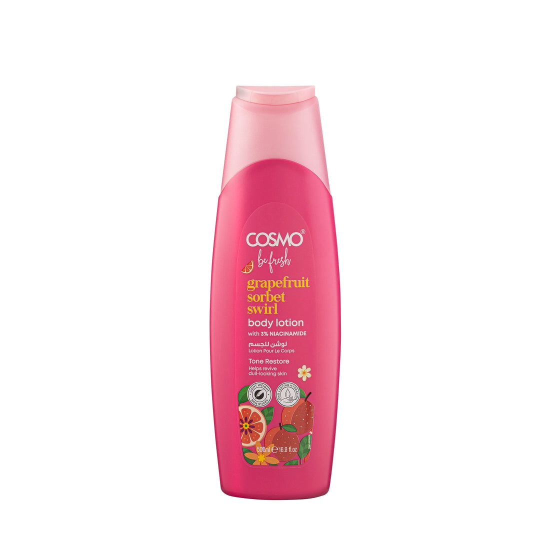 Cosmo Grapefruit Sorbet Swirl Body Lotion - 500ml | كوزمو لوشن جسم جريب فروت - 500 مل