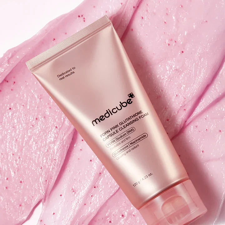 Medicube PDRN Pink Glutathione Capsule Cleansing Foam - 120g | ميديكيوب رغوة تنظيف كابسل جليوتاثيون وردية - 120غ #4