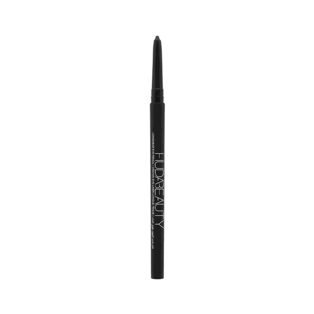 Huda Beauty Creamy Kohl Longwear Eye Pencil, 0.35g, slim black pencil packaging.