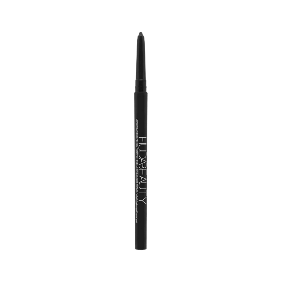 Huda Beauty Creamy Kohl Longwear Eye Pencil, 0.35g, slim black pencil packaging.
