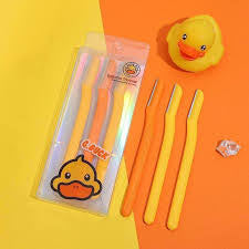 G.duck Eyebrow Trimmer - 3Pcs | شفرات حلاقة للحواجب على شكل بطة - 3 قطع