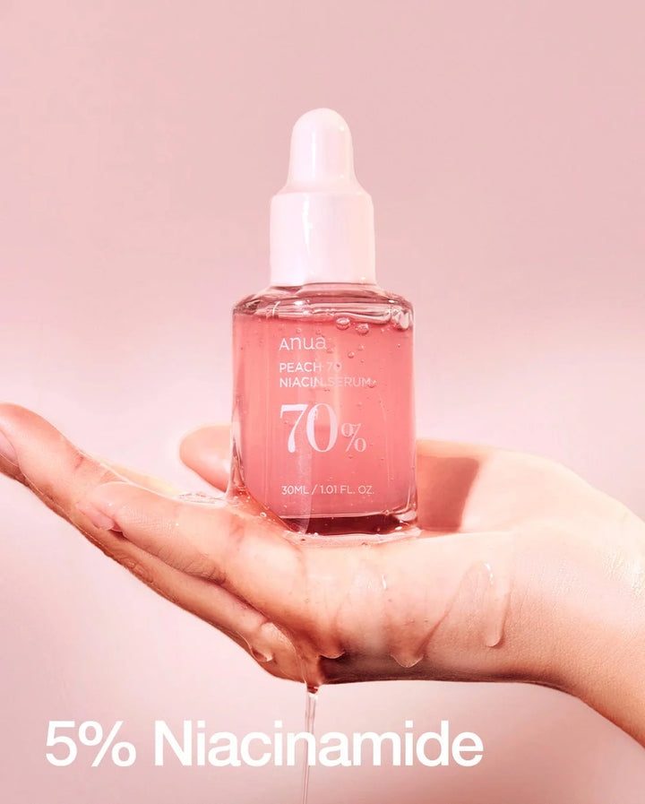 Anua PEACH 70% NIACINAMIDE SERUM - 30ml | أنوا سيروم الخوخ 70% نياسيناميد - 30 مل