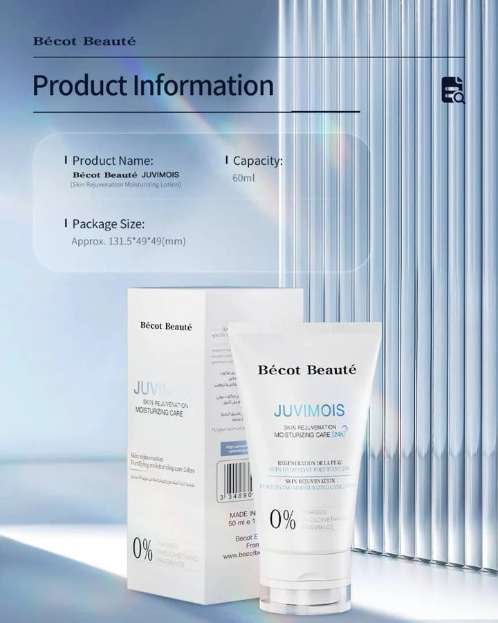 Becot Beauté JUVIMOIS Skin Moisturizing Care 24H - 60ml | بيكوت بيوتي مرطب لتجديد البشرة - 60مل