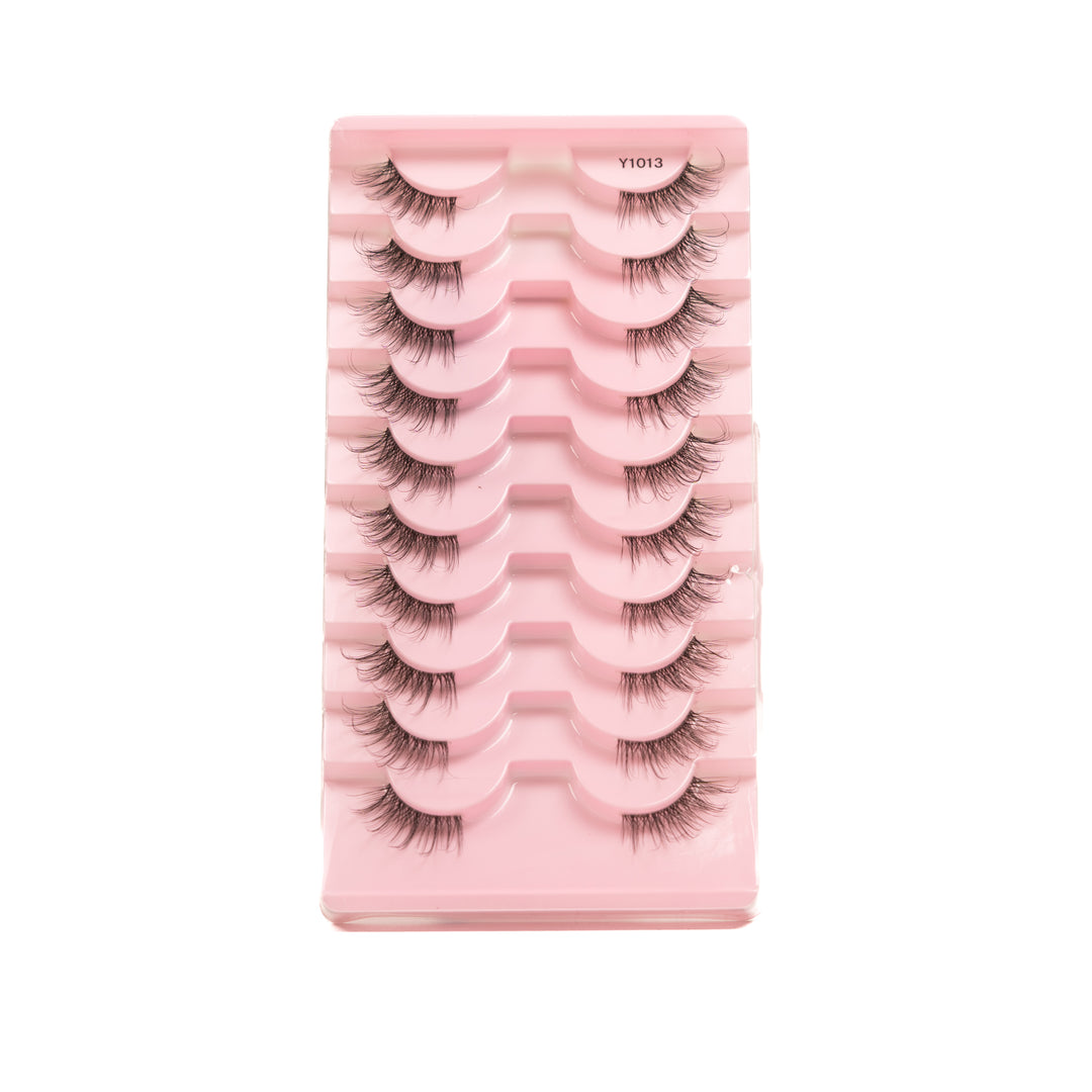 10-piece eyelash extension set | رموش صناعية 10 قطع