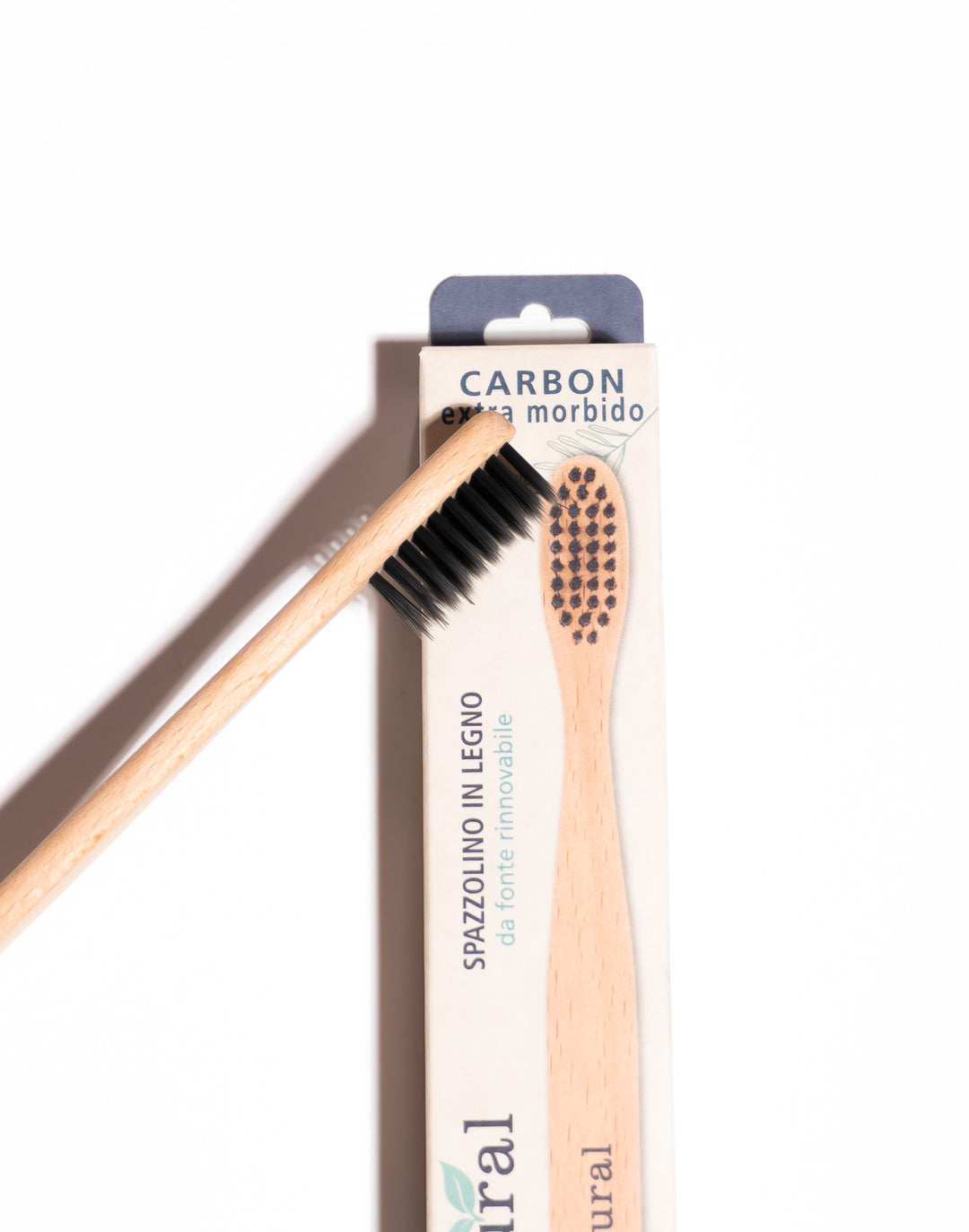 Carbon Extra Morbido | فرشاة أسنان طبيعية بمقبض خشبي