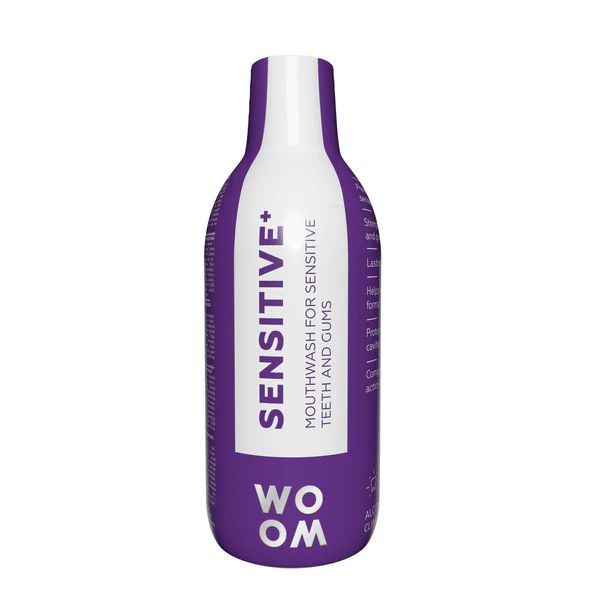 WOOM Sensitive+ Mouthwash for Sensitive Teeth and Gums - 500ml | ووم غسول فم حساسية - 500مل