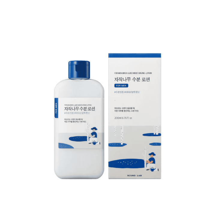 Round Lab For Men Birch Juice Moisturizing Lotion - 200ml | راوند لاب لوشن مرطب وجه للرجال بعصارة البتولا - 200مل