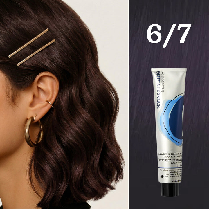 Elgon Moda&styling Haircolor Strongly Pigmented Hair Color - 125ml | ايلكون صبغة شعر مودا ستايلنج - 125مل