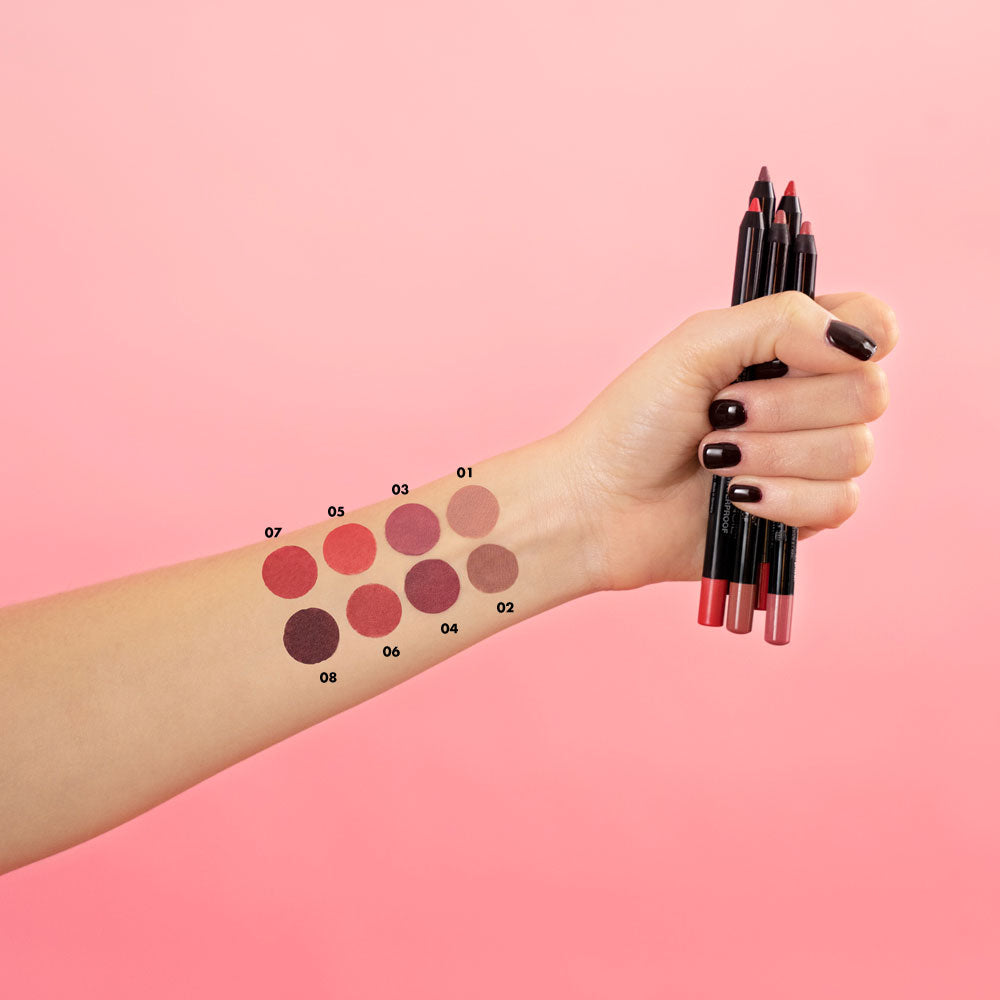 Deborah 2in1 Gel Contour & Color Lipliner | ديبورا قلم تحديد وميض 2 في 1 #4