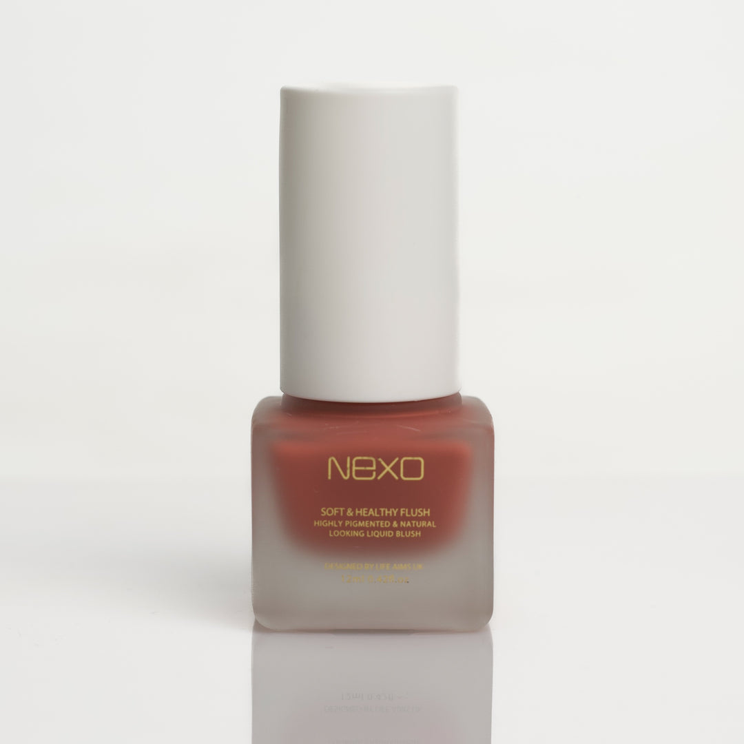 Nexo Soft & Healthy Flush Hight Pigmented & Natural Blush - 12ml | نكسو بلاش سائل بلون غني و طبيعي - 12 مل