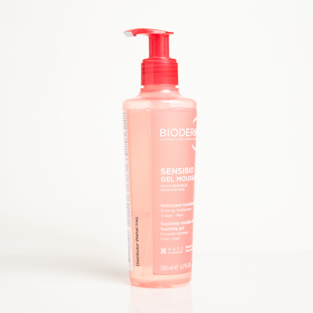 BIODERMA Sensibio Gel Moussant Sensitive Skin - 200ml |بيوديرما غسول للبشرة الحساسة - 200 مل