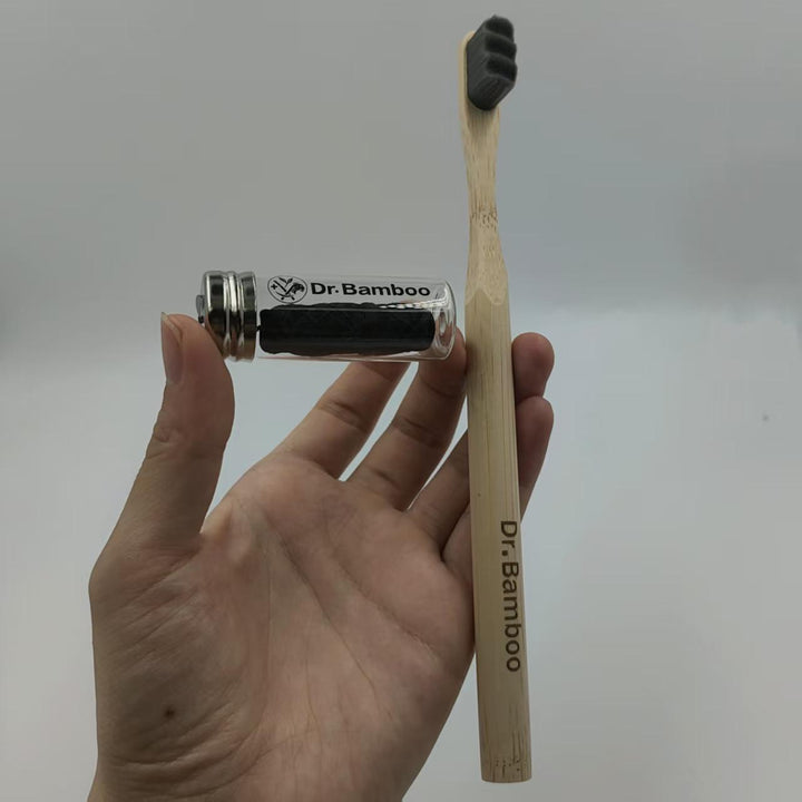 DR. BAMBOO Toothbrush & Floos | دكتور بامبو فرشاة أسنان وخيط تنظيف الأسنان