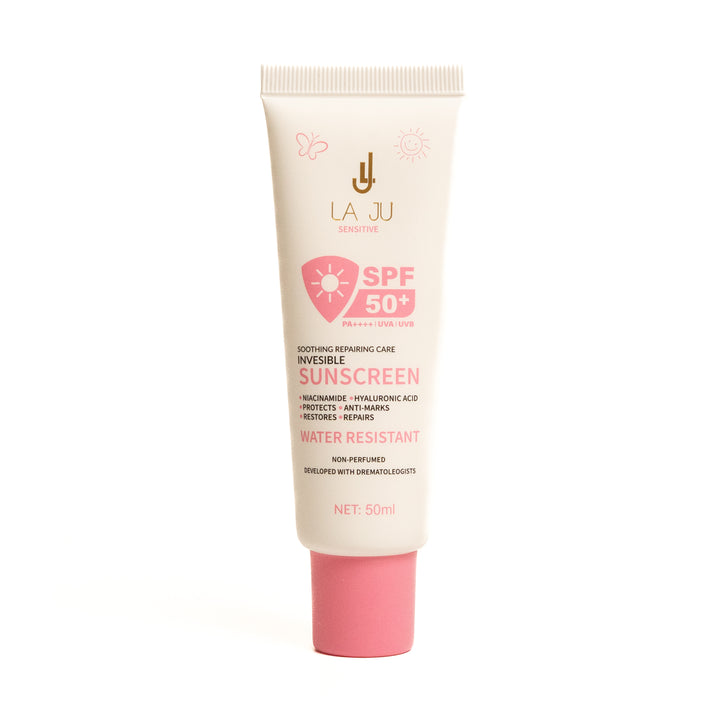 LA JU Sunscreen Spf 50+ Water Resistant - 50ml | لاجو واقي شمسي مقاوم للماء - 50 مل