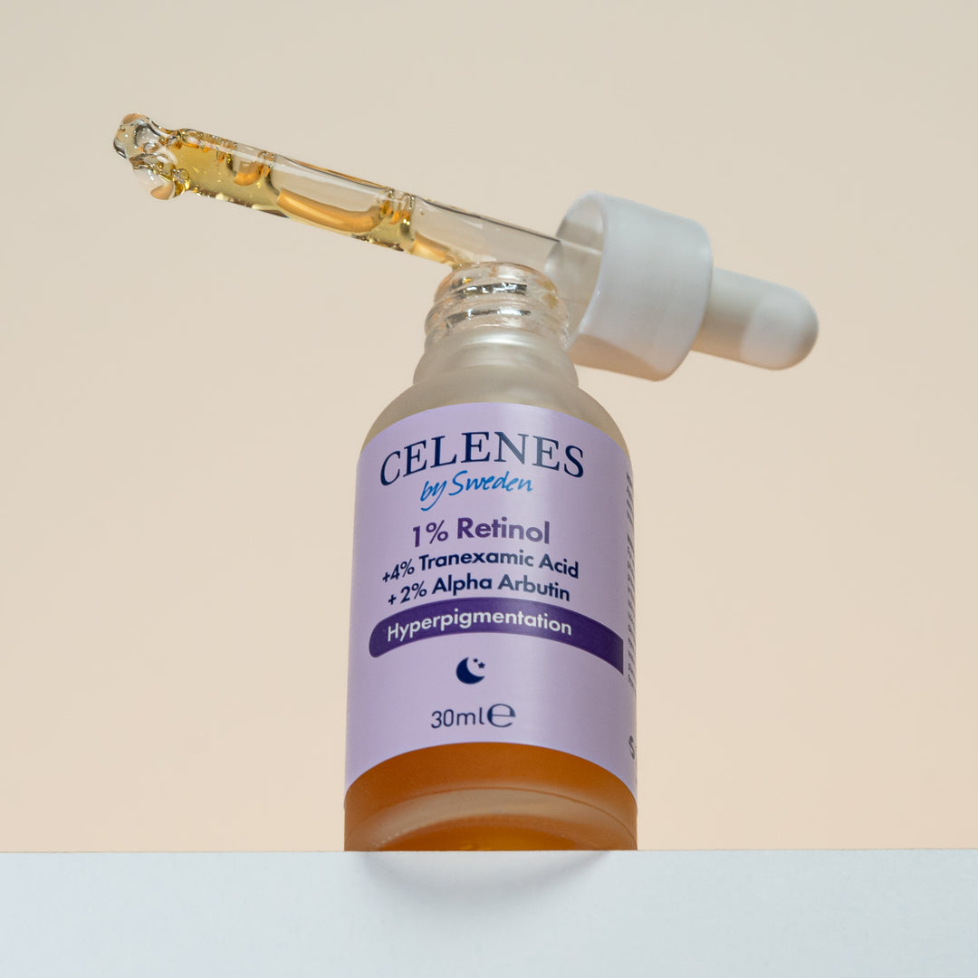 Celenes by Sweden + 4% Tranexamic Acid + 2% Alpha Arbutin Hyperpigmentation - 30ml | سيلينس سيروم مضاد للتصبغات - 30 مل