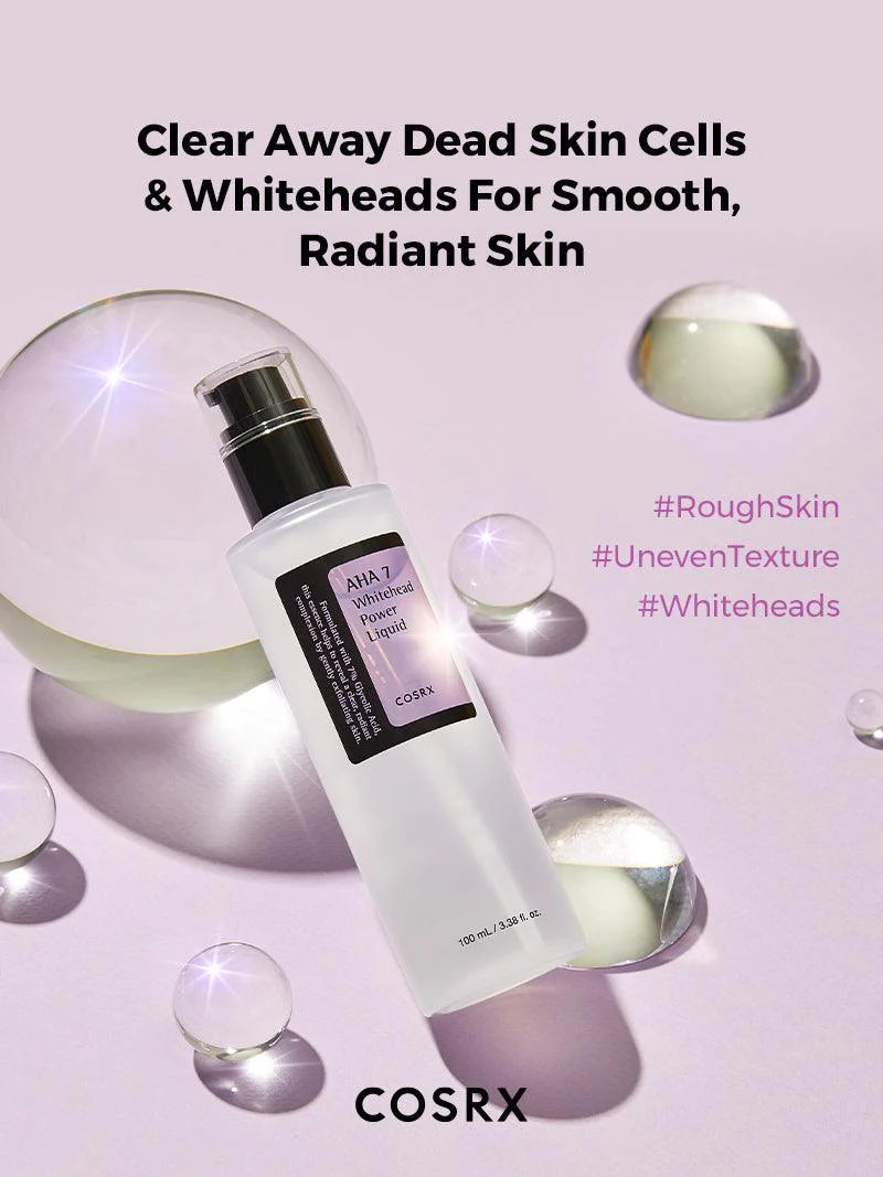 Cosrx AHA 7 Whitehead Power Liquid - 100ml | كوزركس تونر مقشر بحمض الالفا هيدروكس 7% - 100 مل