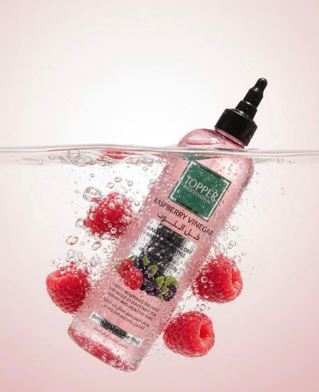 TOPPER PROFESSIONAL Makes Damp And Dry Hair Easy To Style - 400ml |توبر بروفيشنال خل التوت لتسهيل تصفيف الشعر - 400مل