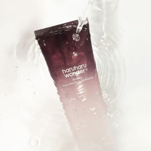 Haruharu Wonder - Black Rice Triple AHA Gentle Cleansing Gel Unscented - 100ml | هاروهارو وندر غسول لطيف على البشرة بخلاصة الأرز الاسود - 100 مل