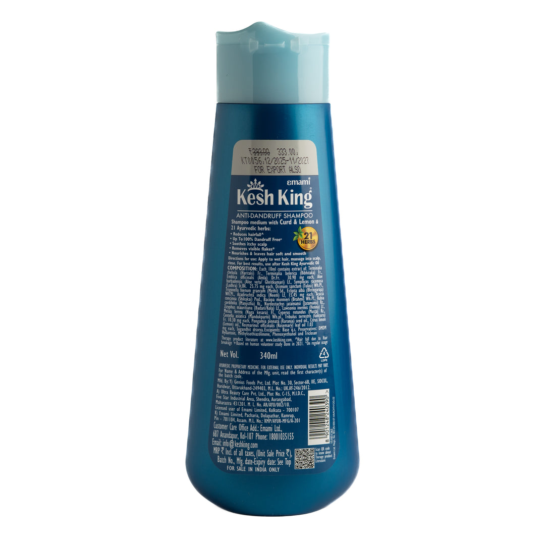 Kesh King Anti-Dandruff Shampoo - 340ml | كيش كينج شامبو ضد القشرة - 340 مل