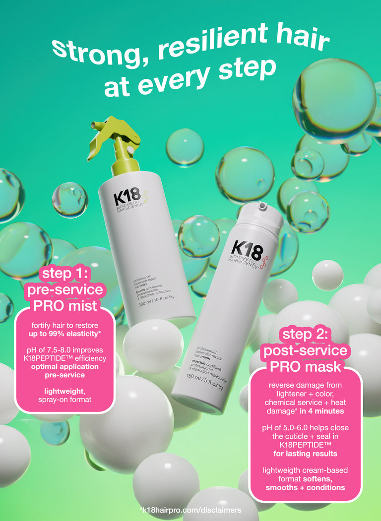 K18 Repair Service Kit - 300ml Mist + 150ml Mask | كي 18 ماسك اصلاح الشعر و بخاخ اصلاح الشعر - 300 مل + 150 مل