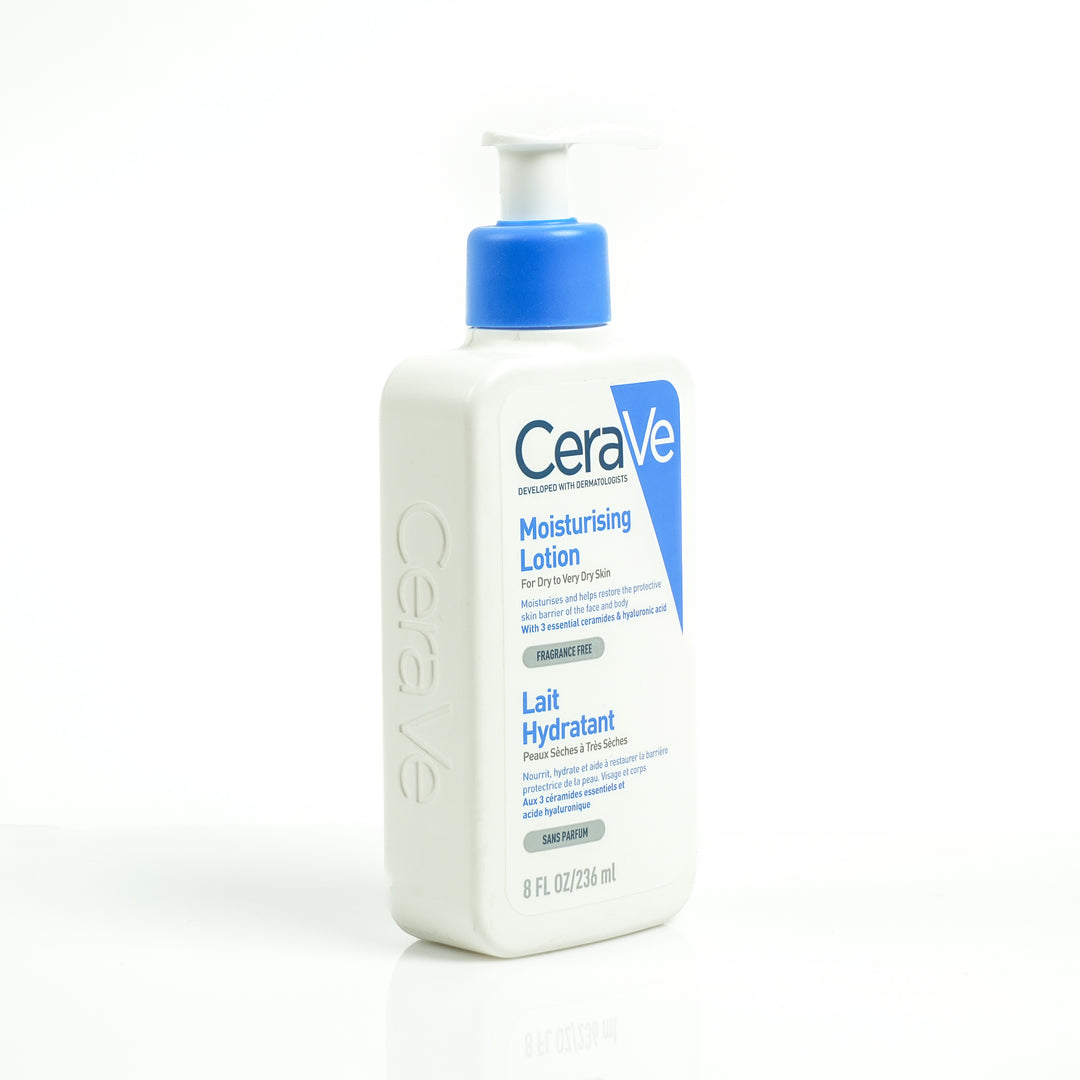 Cerave Moisturizing Lotion for Dry to Very Dry Skin with Hyaluronic Acid - 236ml | شن سيرافي المرطِّب للبشرة الجافة إلى شديدة الجفاف مع حمض الهيالورونيك – 236 مل