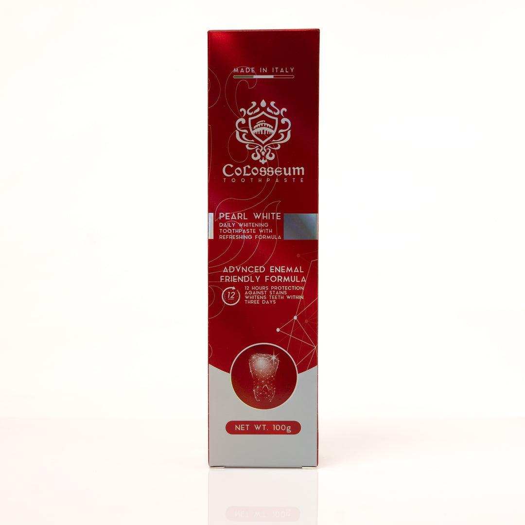 Colosseum Pearl White - 100g| كولوسيوم معجون أسنان للتبيض -100 غرام