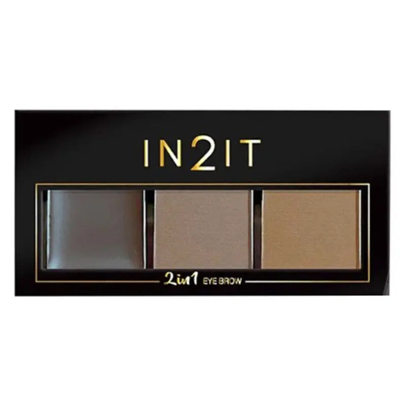 IN2IT 2 In 1 Ey Brow 0.5g | ان تو ات باليت حواجب - 0.5 غرام