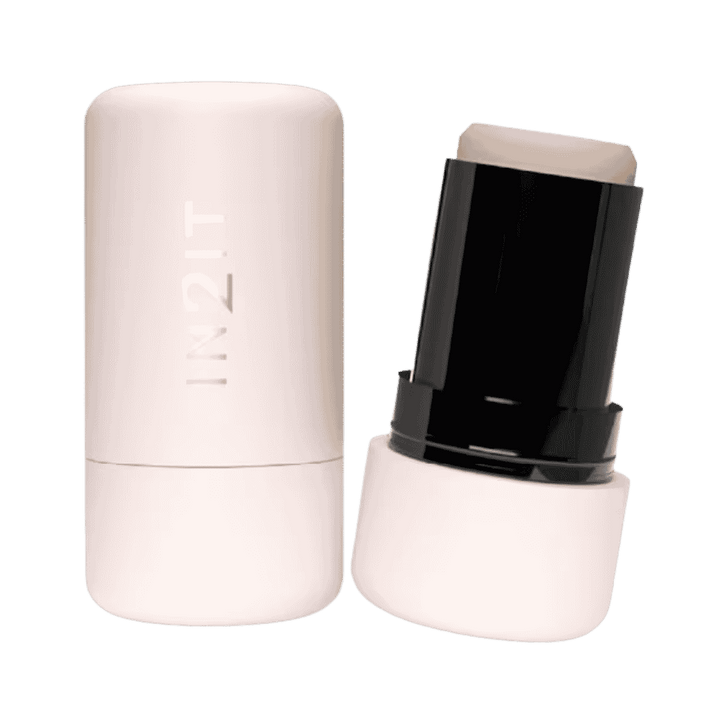 IN2IT True Skin Tint Stick SPF50+ PA++++ 5g in pale pink stick packaging with beige tint.