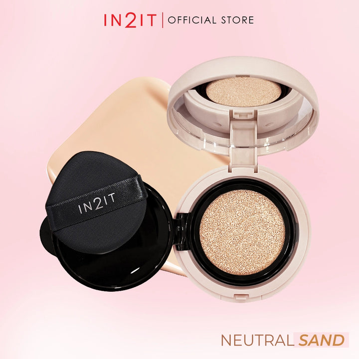 IN2IT True Skin Cushion SPF50+ PA++++ - 10g | ان تو ات كريم أساس كوشن خفيف الوزن spf50+ - 10 غرام