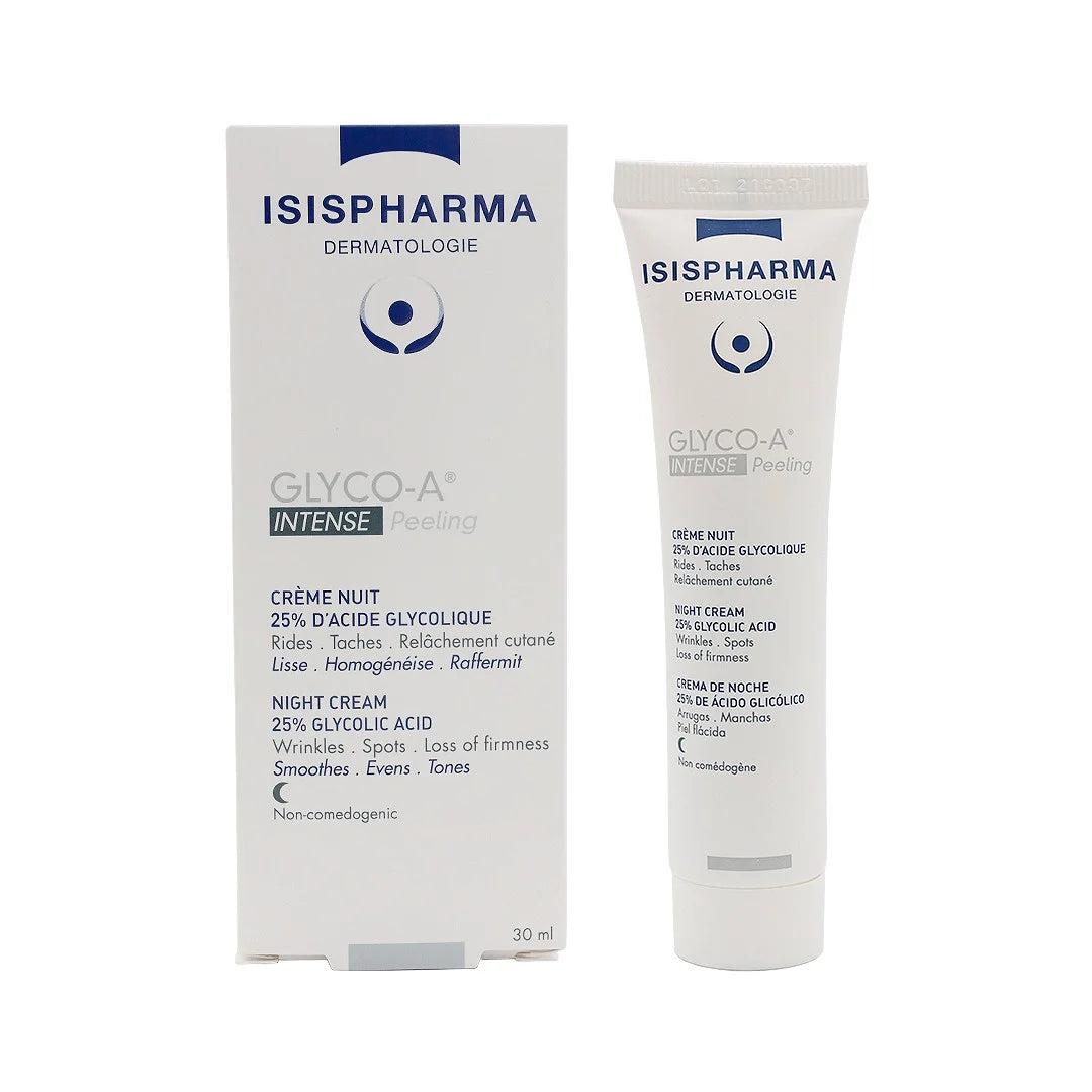 ISIS PHARMA Glyco-A Crème de nuit intense peeling 25% d'acide glycolique - 30ml | ايزس فارما جليكو-إيه كريم ليلي تقشير مكثف بحمض الجليكوليك 25% - 30 مل