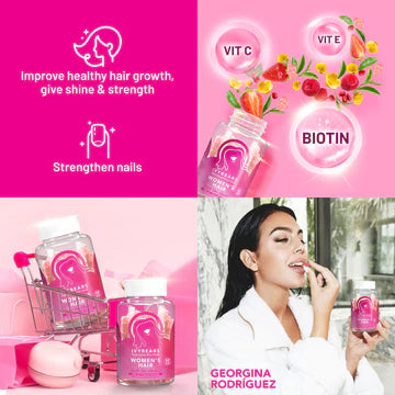 IVYBEARS Women´s Hair Vitamins - 60 Gummies | ايفي بيرز مكمل غذائي للنساء - 60 غاميز