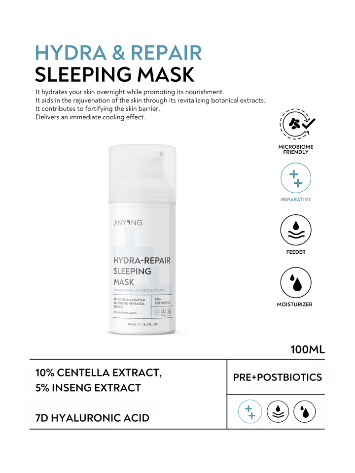 ANYONG Hydra - Repair Sleeping Mask - 100ml | أنيونغ هيدرا ماسك كريمي مرطب قبل النوم - 100 مل