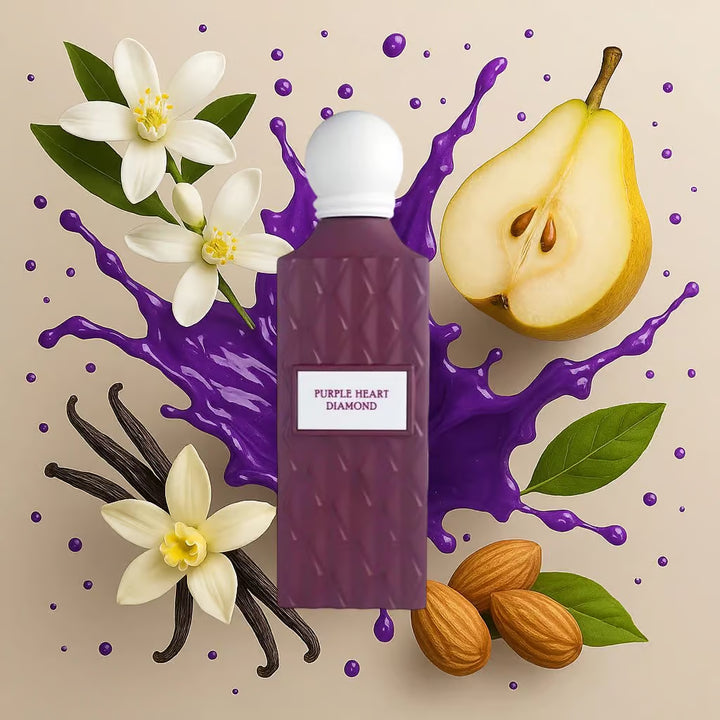 IBRAQ Ibrahim Al Qurashi Purple Heart Diamond - 150ml | عطر بيربل هارت دايموند باصدار جديد  للنساء  150 مل