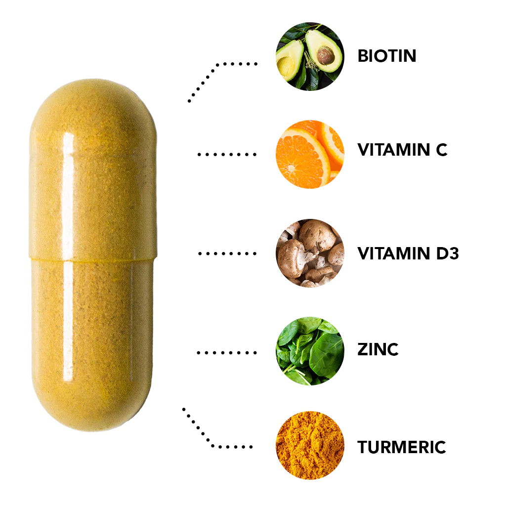 Hair Tamin Advanced Formula  - 30 vegan capsules |  مكمل غذائي للشعر - 30 كبسول