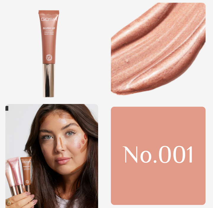 Gosh Blush Up Creamy Blush - 14ml | جوش بلاش كريمي - 14 مل