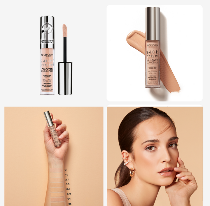 Deborah 24our Perfect All-over Concealer | ديبورا كونسيلر 24 ساعة