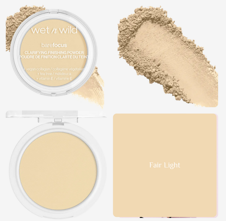 wet n wild Bare Focus Matte Finishing Powder - 6g | ويت ان وايلد بودرة مضغوطة