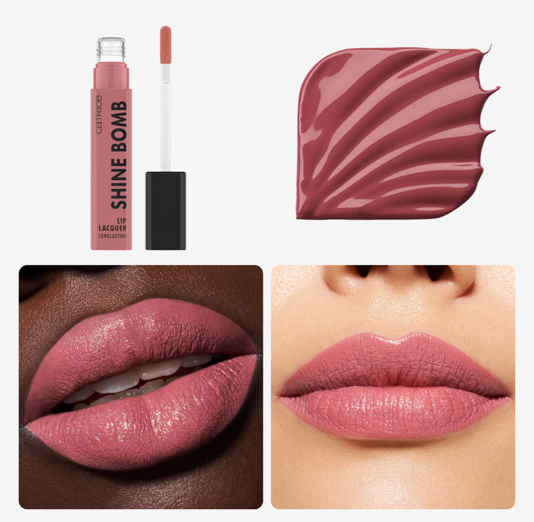 Catrice Shine Bomb Lacquer Lipstick - 3ml | كاتريس أحمر شفاه سائل لامع - 3 مل