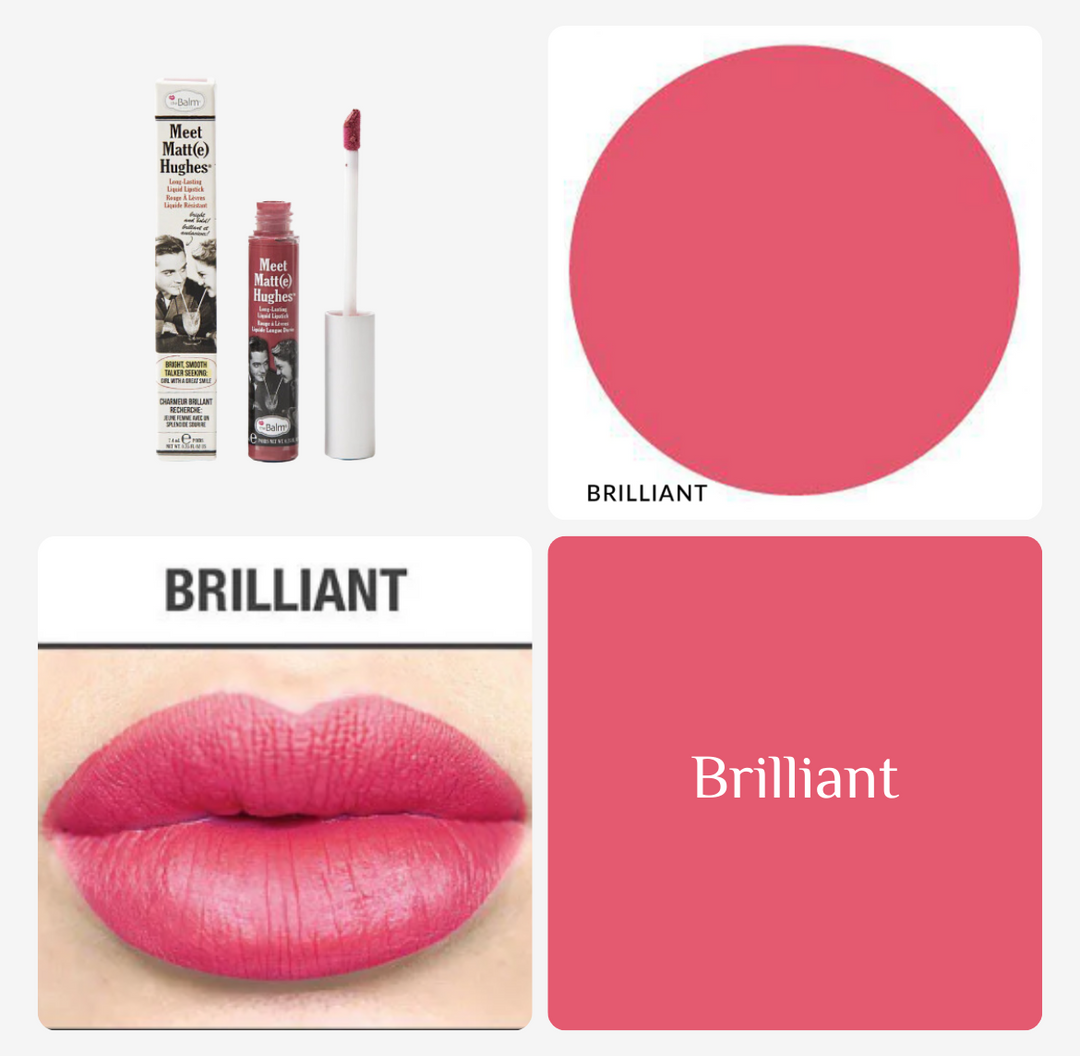 the Balm Meet Matt (e) Hughes - 7.4ml | ذا بالم أحمر شفاه سائل مات - 7.4 مل