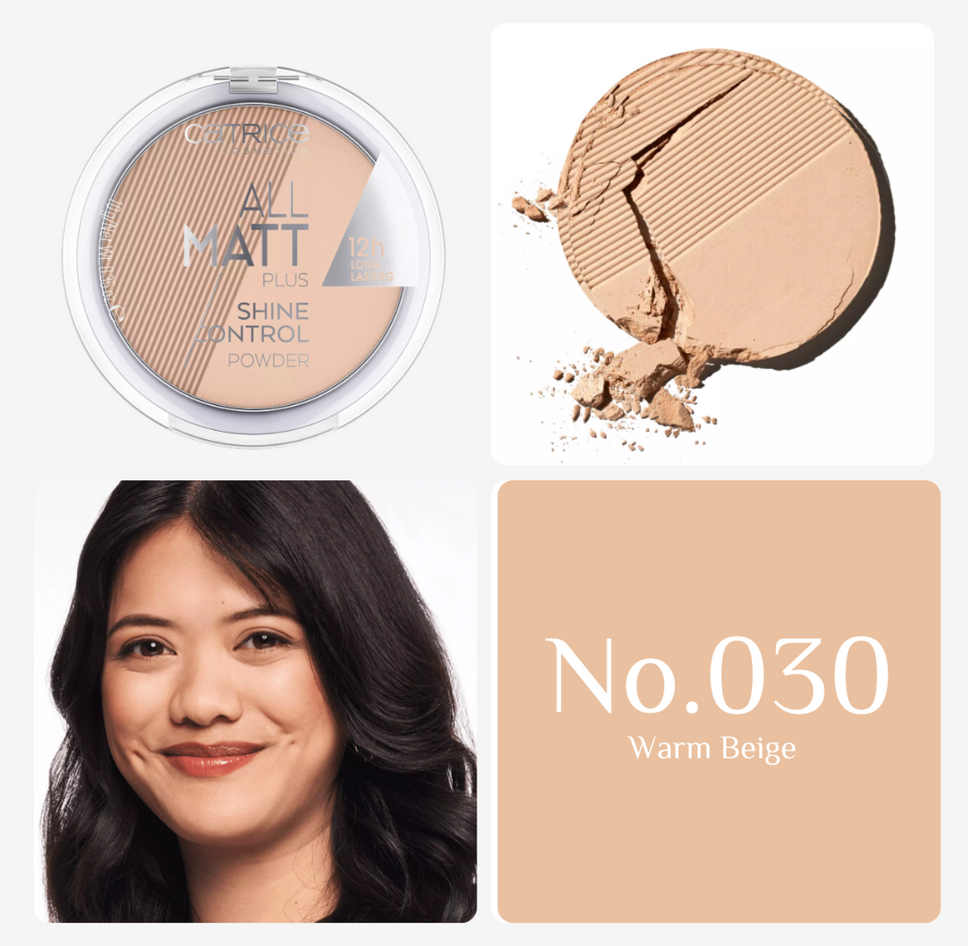 Catrice Powder All Matt Plus - 10g | كاتريس بودرة مضغوطة مات - 10 غرام