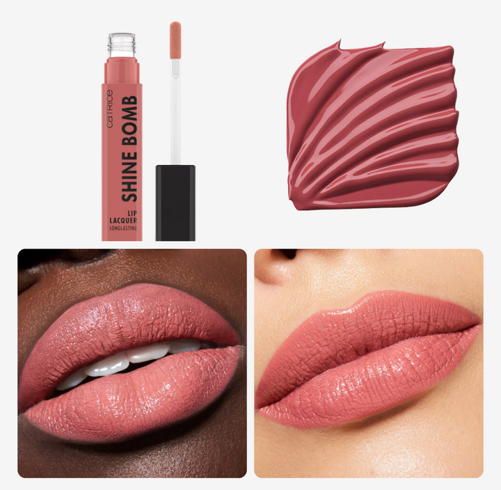 Catrice Shine Bomb Lacquer Lipstick - 3ml | كاتريس أحمر شفاه سائل لامع - 3 مل