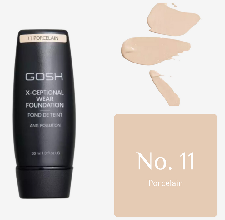 Gosh X-Ceptional Wear Makeup - 30ml | جوش كريم أساس مرطب - 30 مل