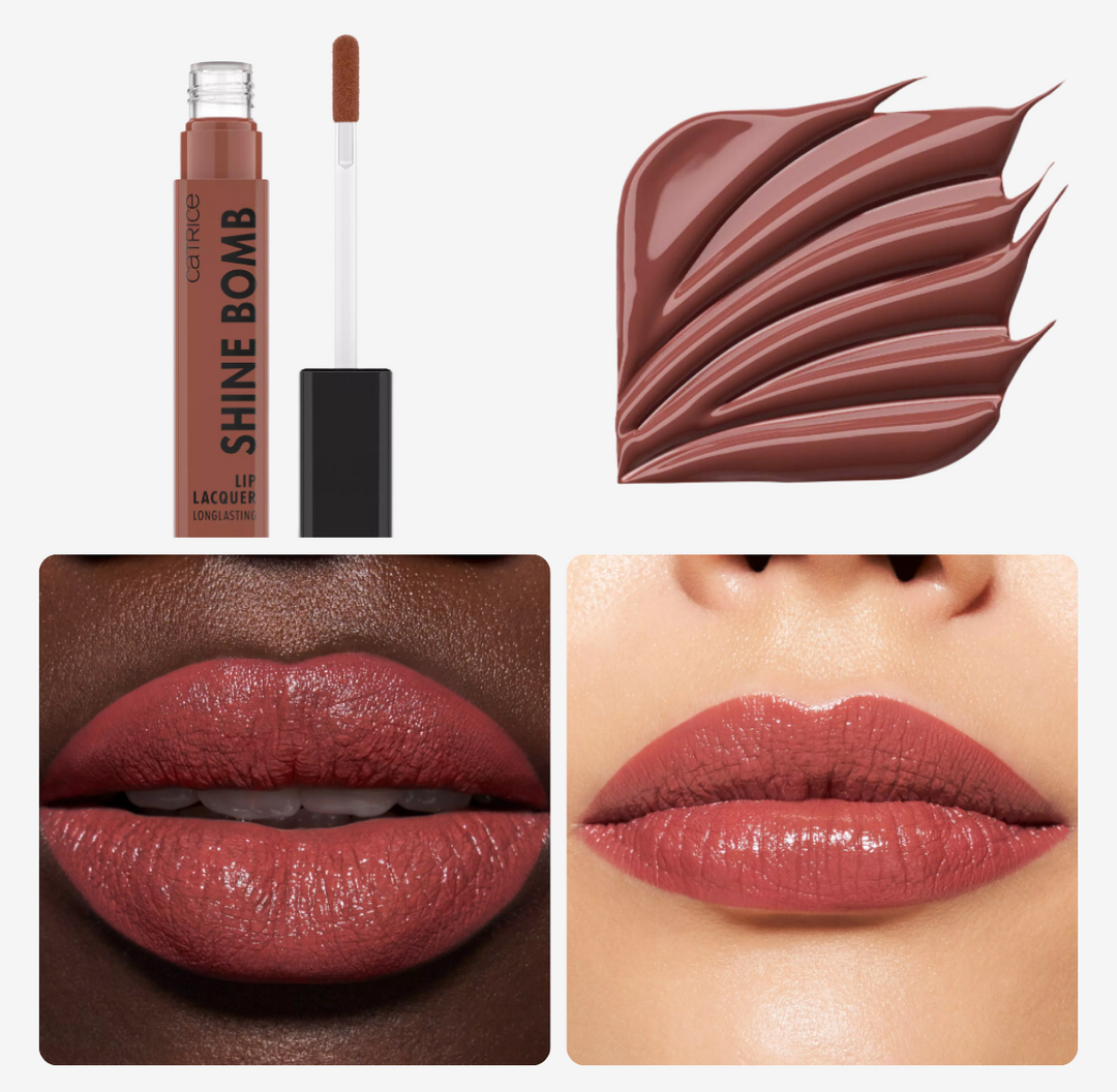 Catrice Shine Bomb Lacquer Lipstick - 3ml | كاتريس أحمر شفاه سائل لامع - 3 مل