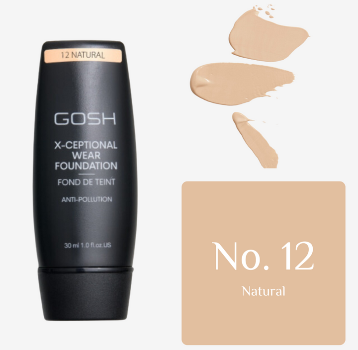 Gosh X-Ceptional Wear Makeup - 30ml | جوش كريم أساس مرطب - 30 مل