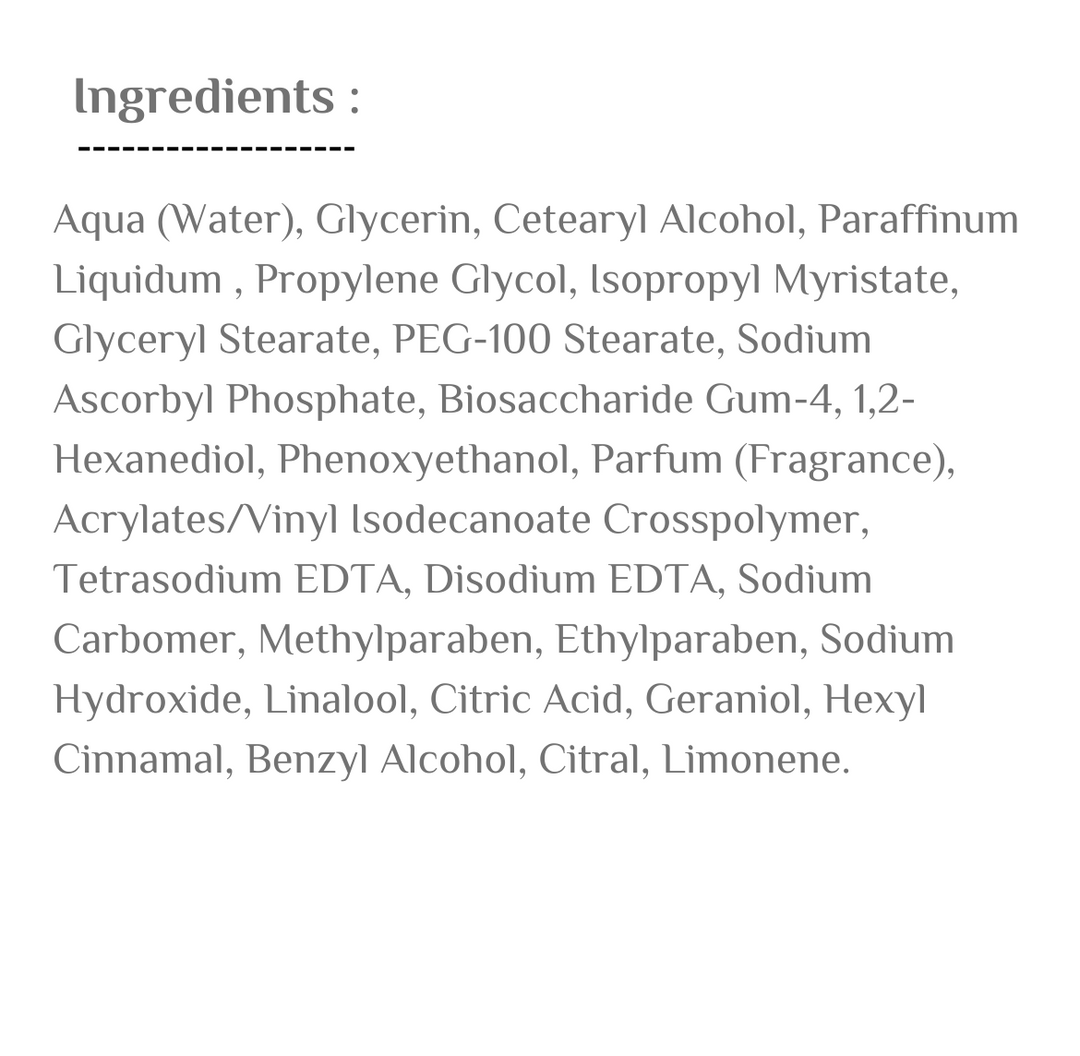 BABARIA Vitamin C Body Milk - 500ml | باباريا مرطب فيتامين سي للجسم - 500 مل