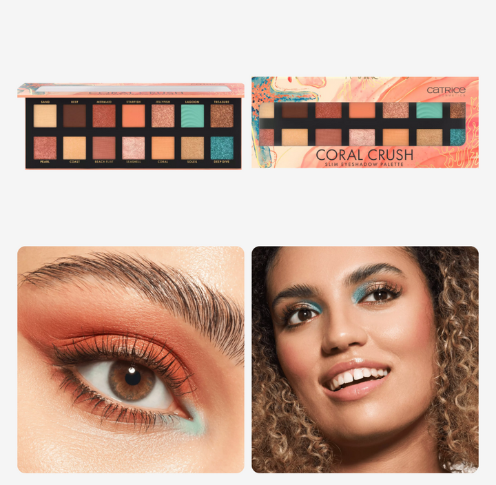 Catrice Slim Eyeshadow Palette - 10.6g | كاتريس باليت ظلال عيون - 10.6 غرام